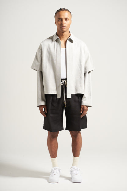 The Blackout Linen Box Short