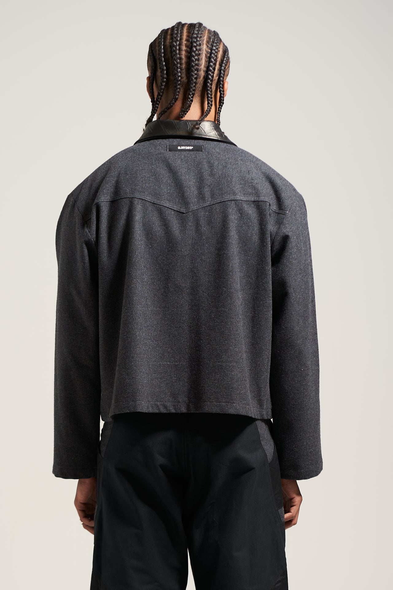 The Grey Wool Flight Jacket