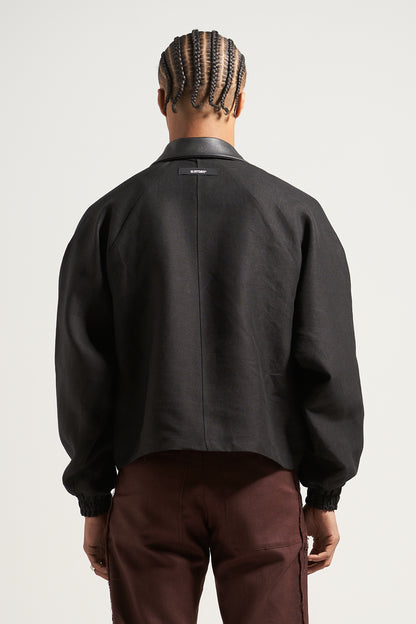 The Black Linen Rodeo Jacket