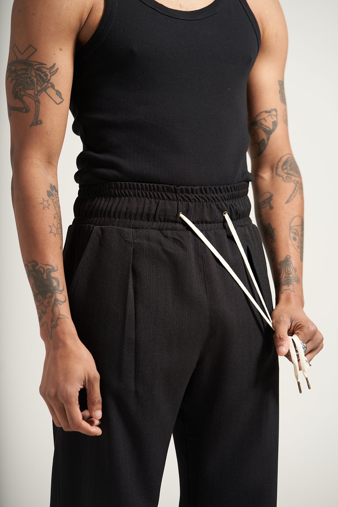 The Shadow PinStripe Flow Pant
