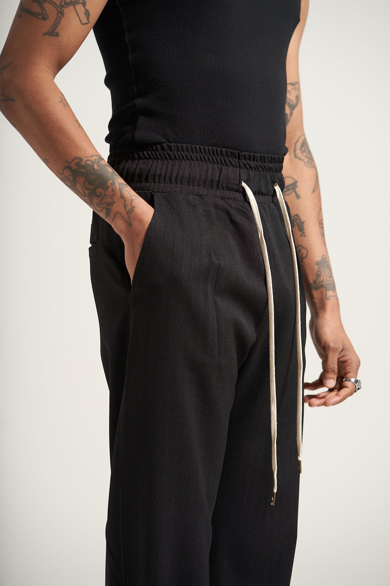 The Shadow PinStripe Flow Pant