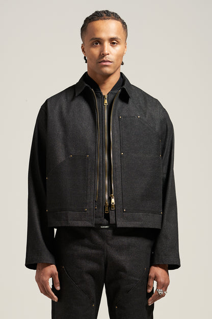 The Raw Black Carpenter Jacket