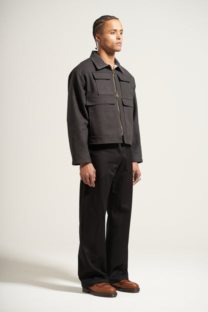 The Washed Grey Field Jacket