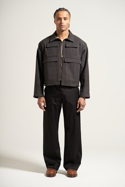 The Washed Grey Field Jacket