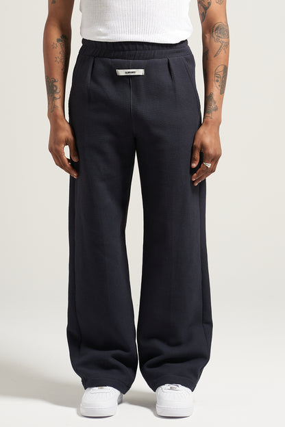 The Washed Blue Waffle Pant