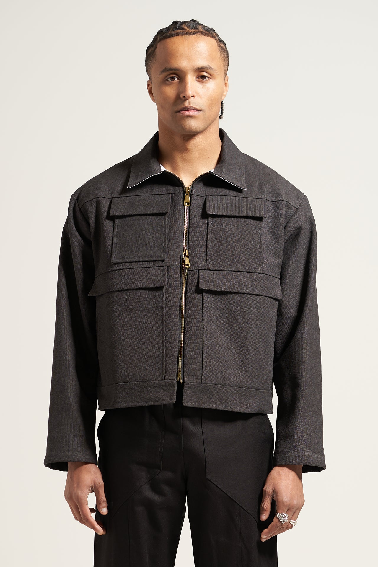 The Washed Grey Field Jacket