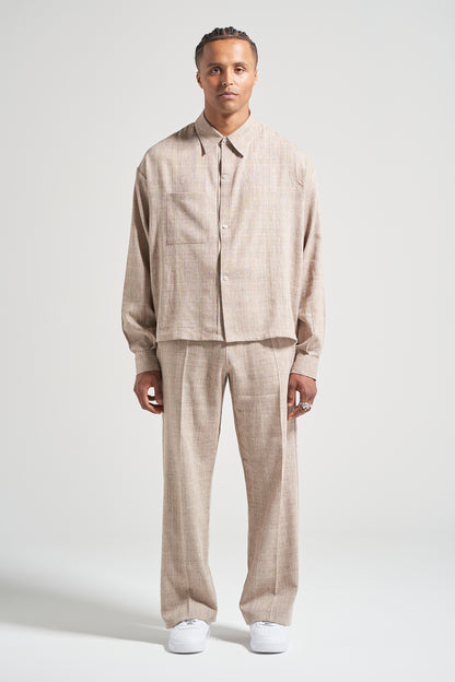 The Linen Check Prep Shirt