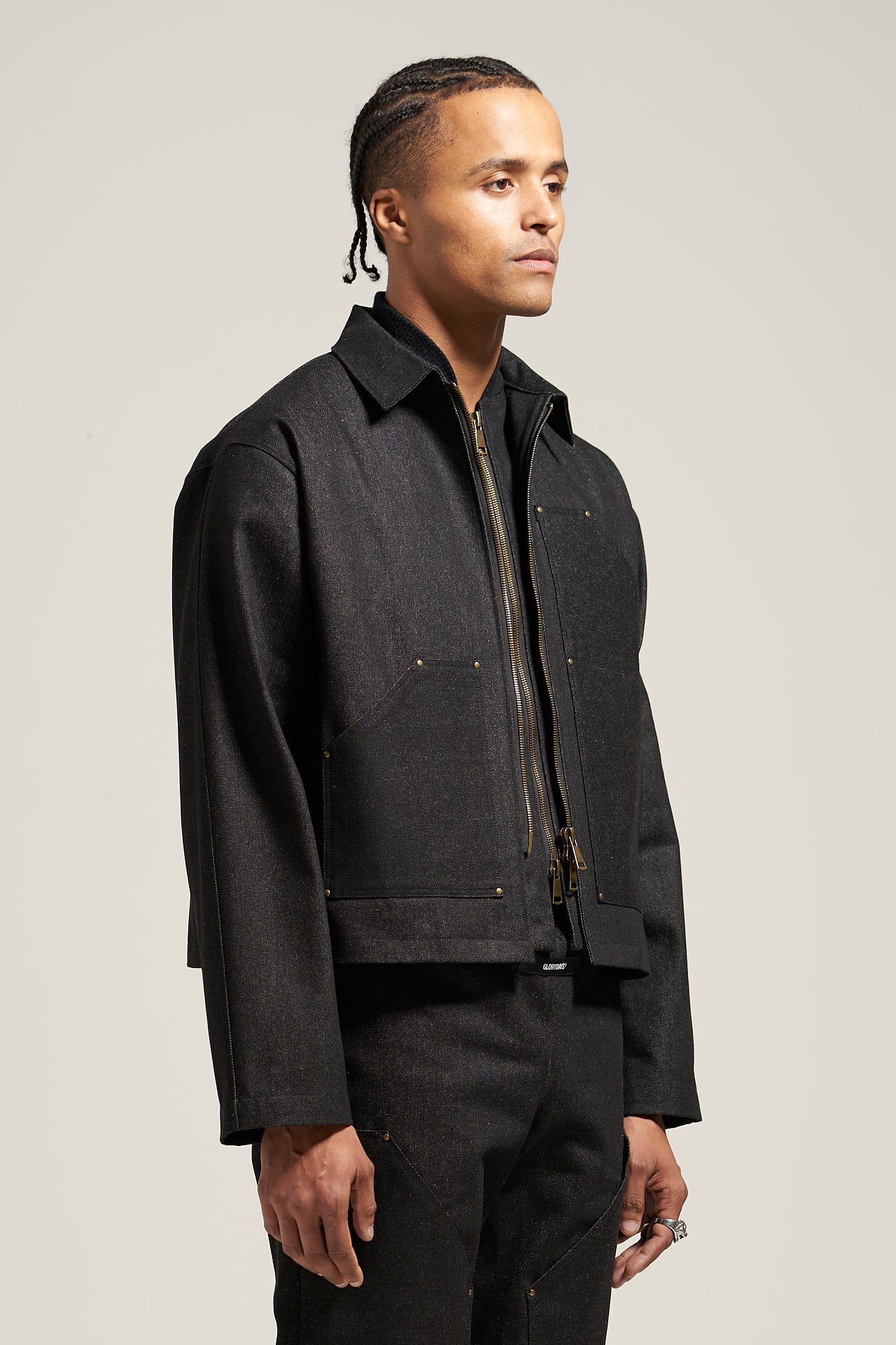 The Raw Black Carpenter Jacket