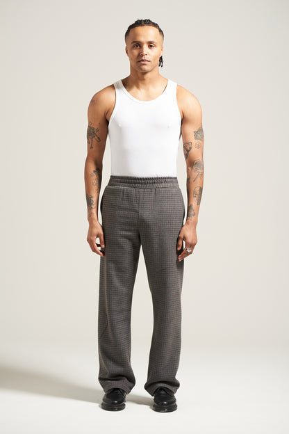 The Gunmetal Straight Leg Trouser