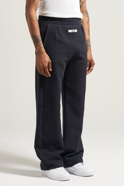 The Washed Blue Waffle Pant