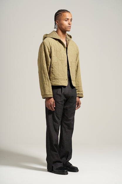 The Milled Black Split Pant