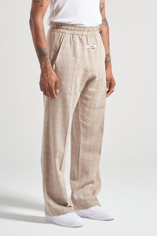 The Check Linen Lounge Pant