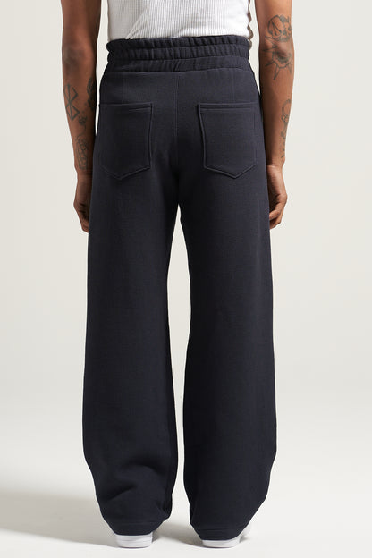 The Washed Blue Waffle Pant