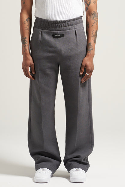 The Washed Grey Waffle Pant