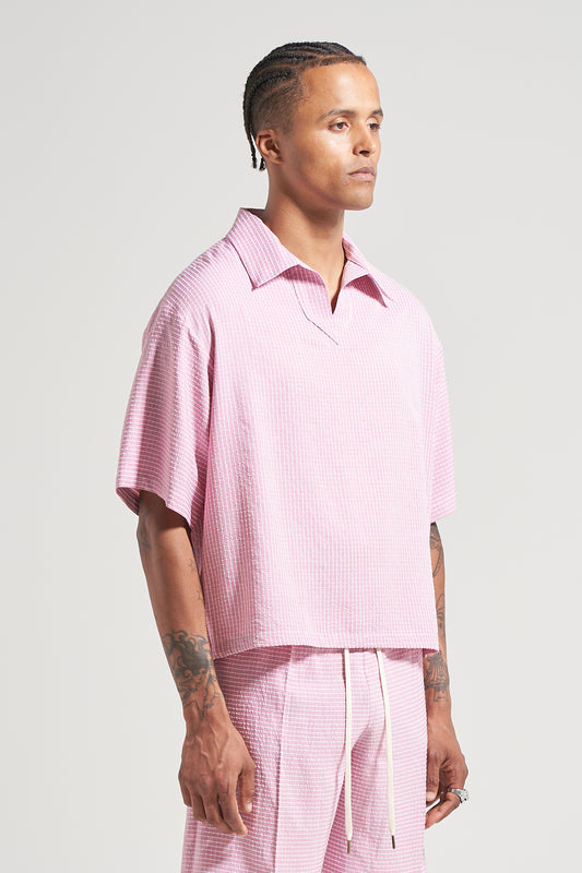The Blossom Check Flow Polo