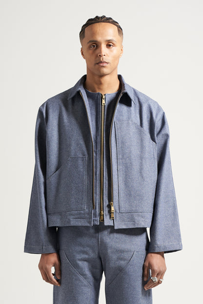 The Light Wash Carpenter Jacket