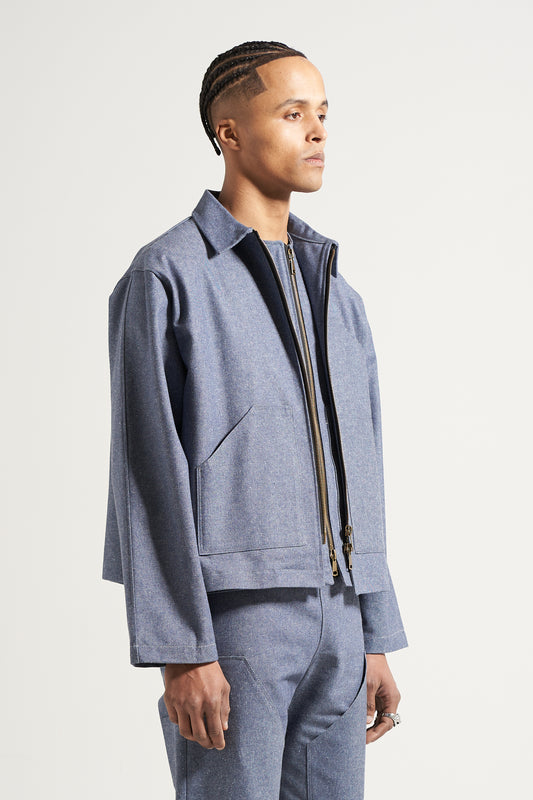 The Light Wash Carpenter Jacket