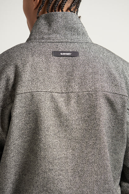 The Grey Speckle Quarter Zip