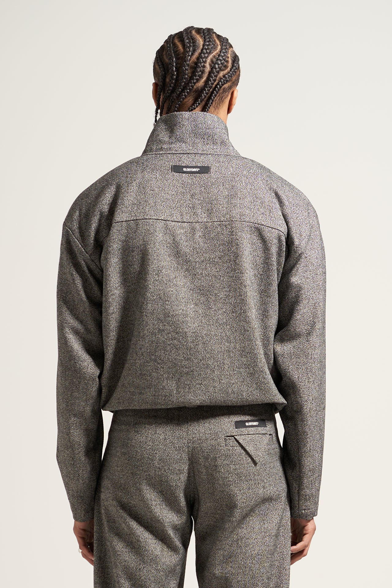 The Grey Speckle Quarter Zip