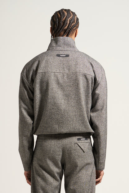 The Grey Speckle Quarter Zip