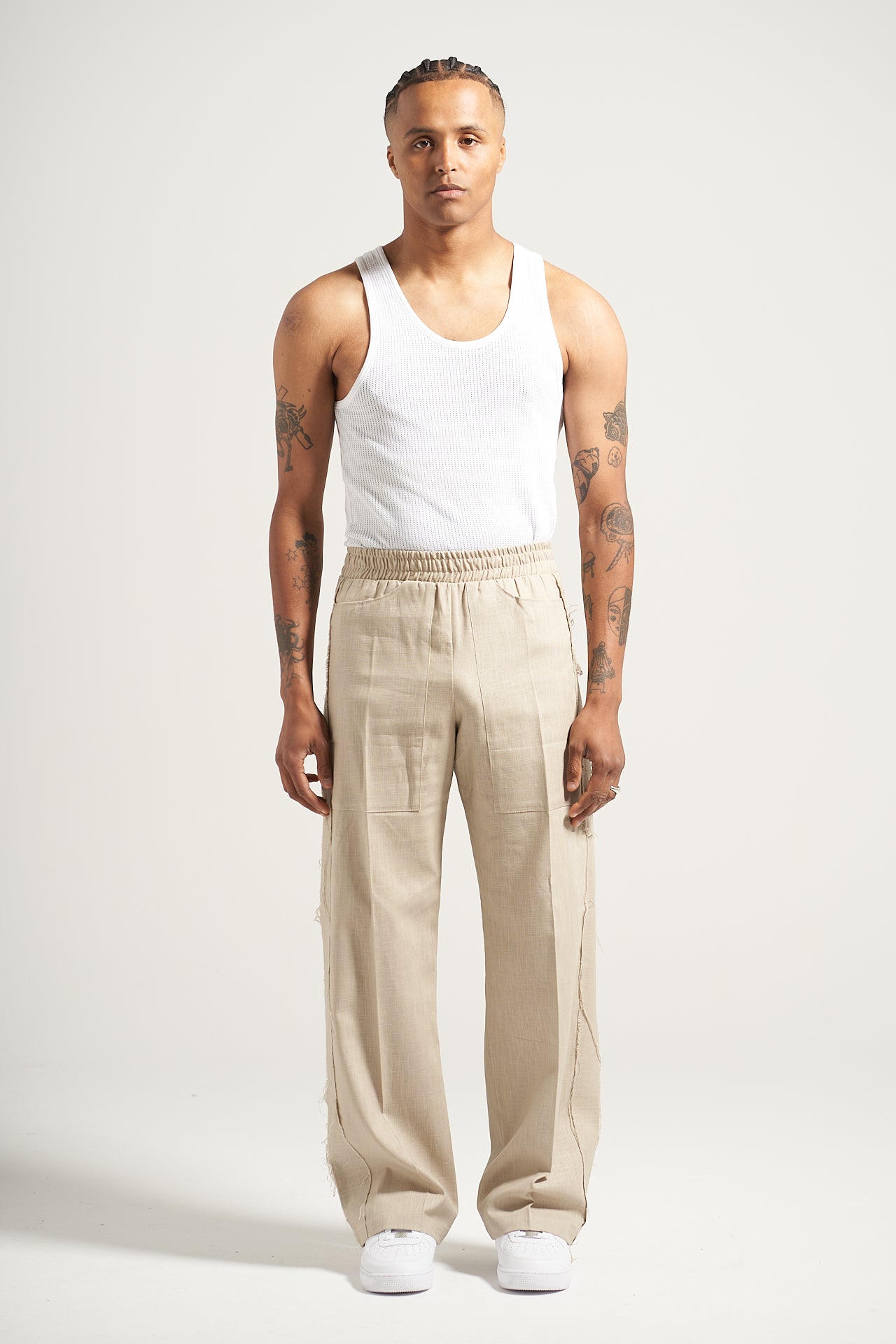 The Stone Linen Fatigue Pant
