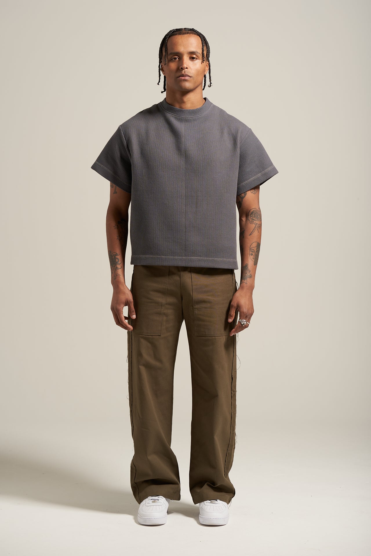 The Slate Waffle Tee