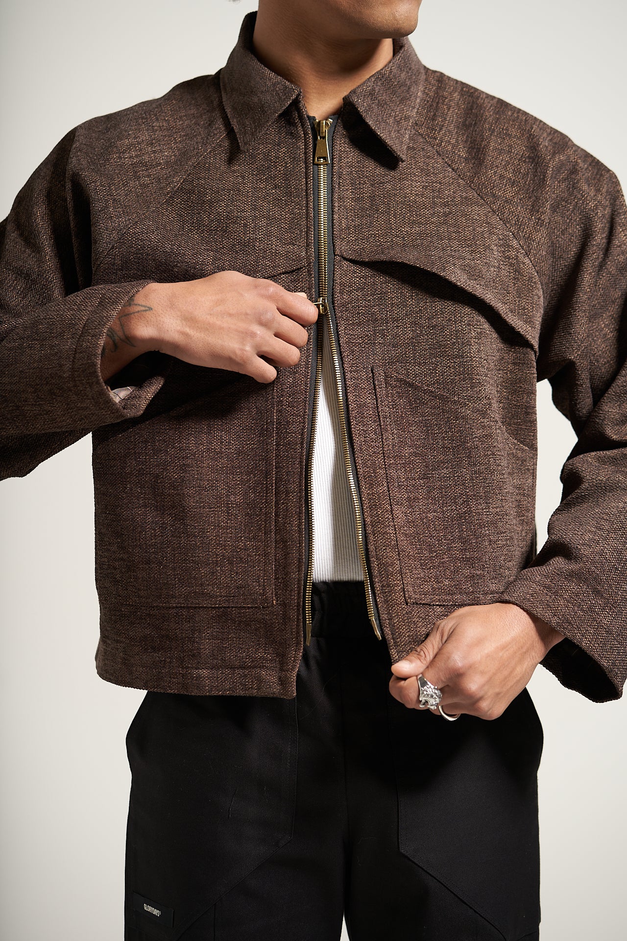 The Speckle Brown Joiner Jacket