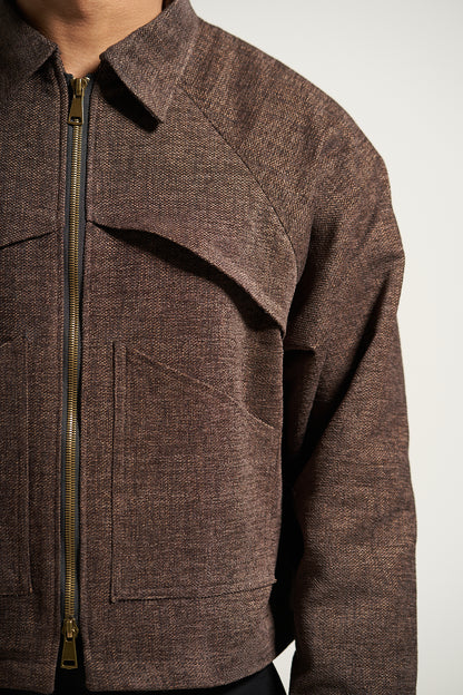 The Speckle Brown Joiner Jacket