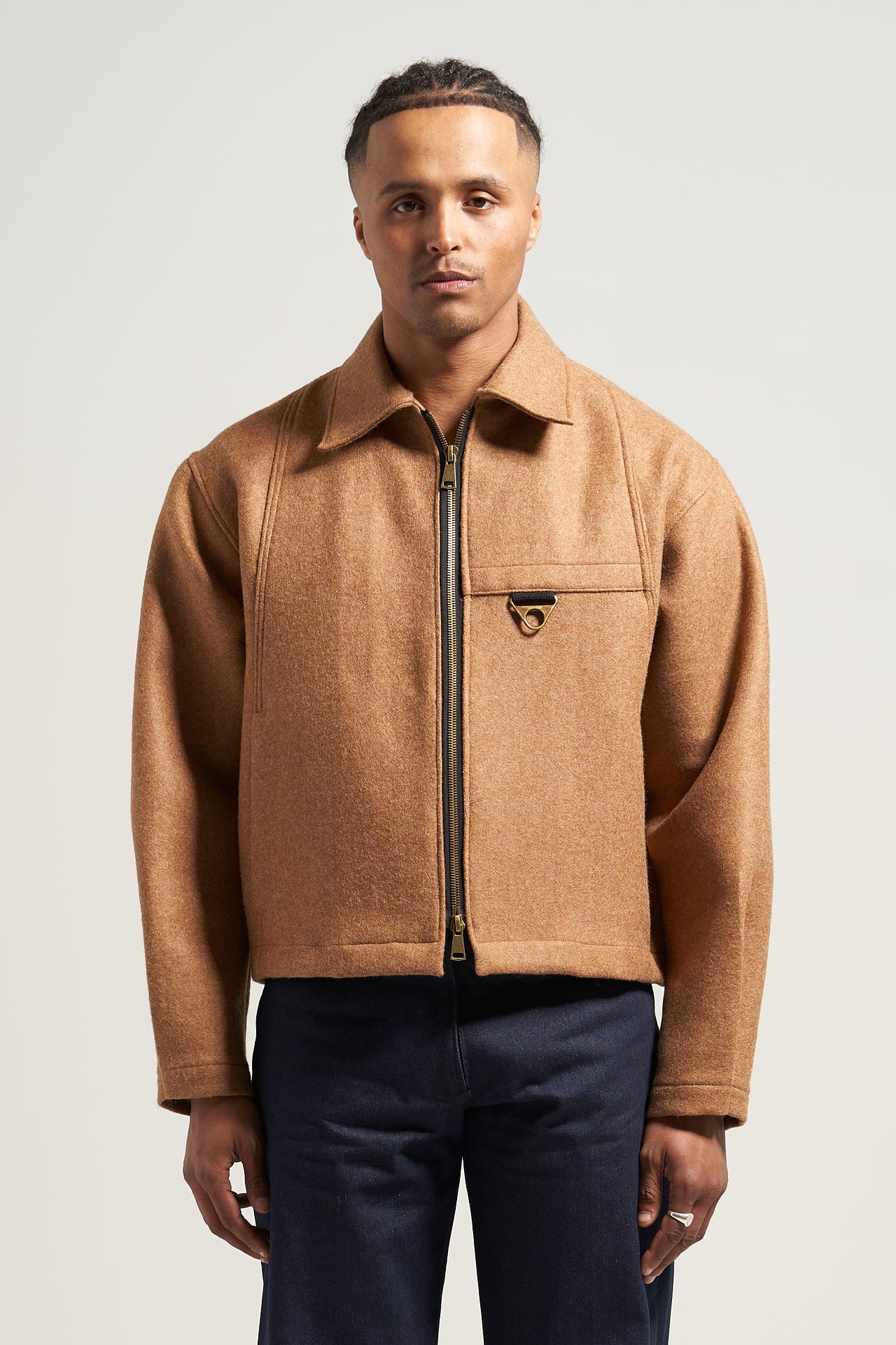 The Rust Wool Rider Jacket