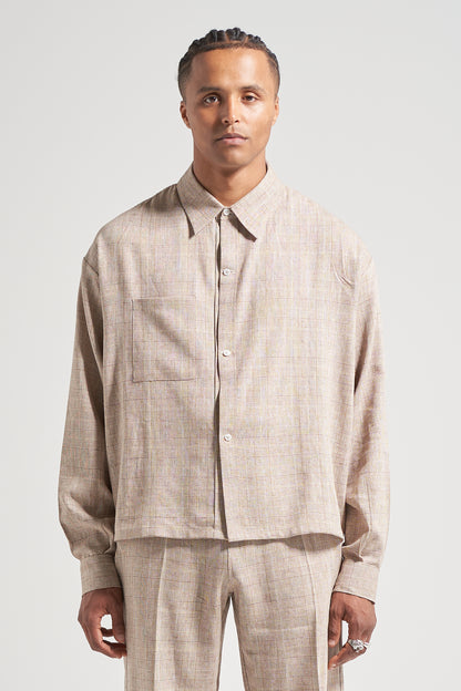 The Linen Check Prep Shirt