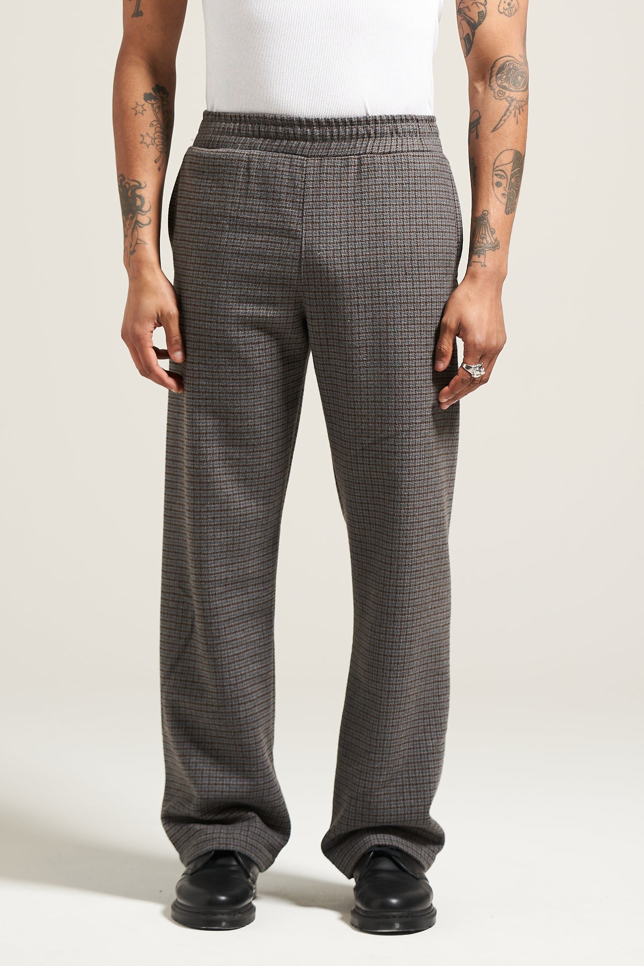 The Gunmetal Straight Leg Trouser
