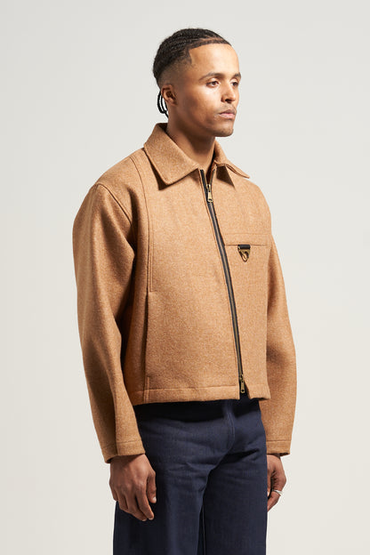 The Rust Wool Rider Jacket