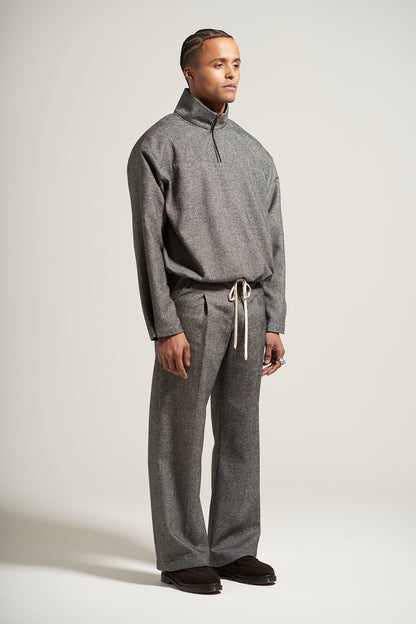 The Grey Speckle Quarter Zip