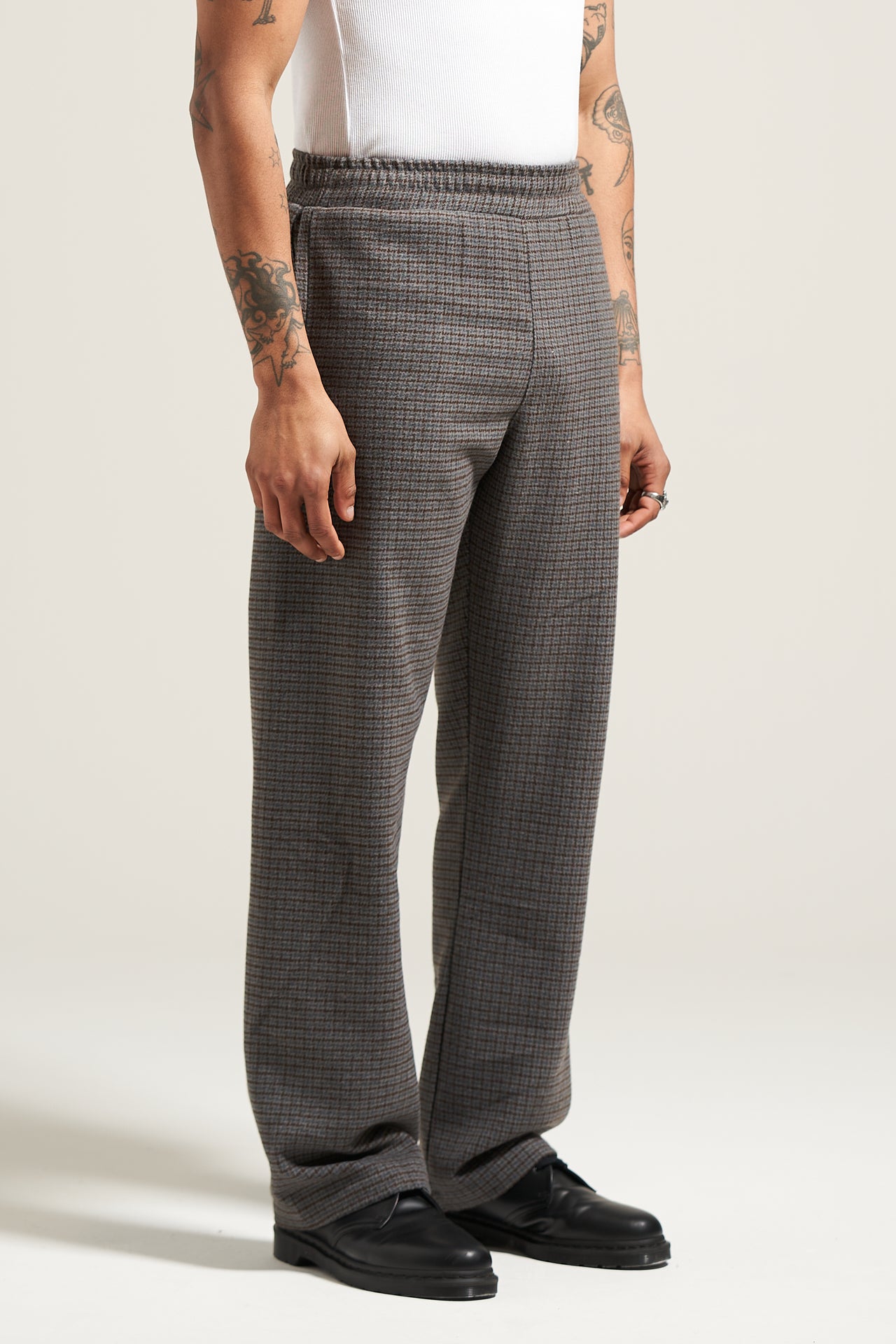 The Gunmetal Straight Leg Trouser