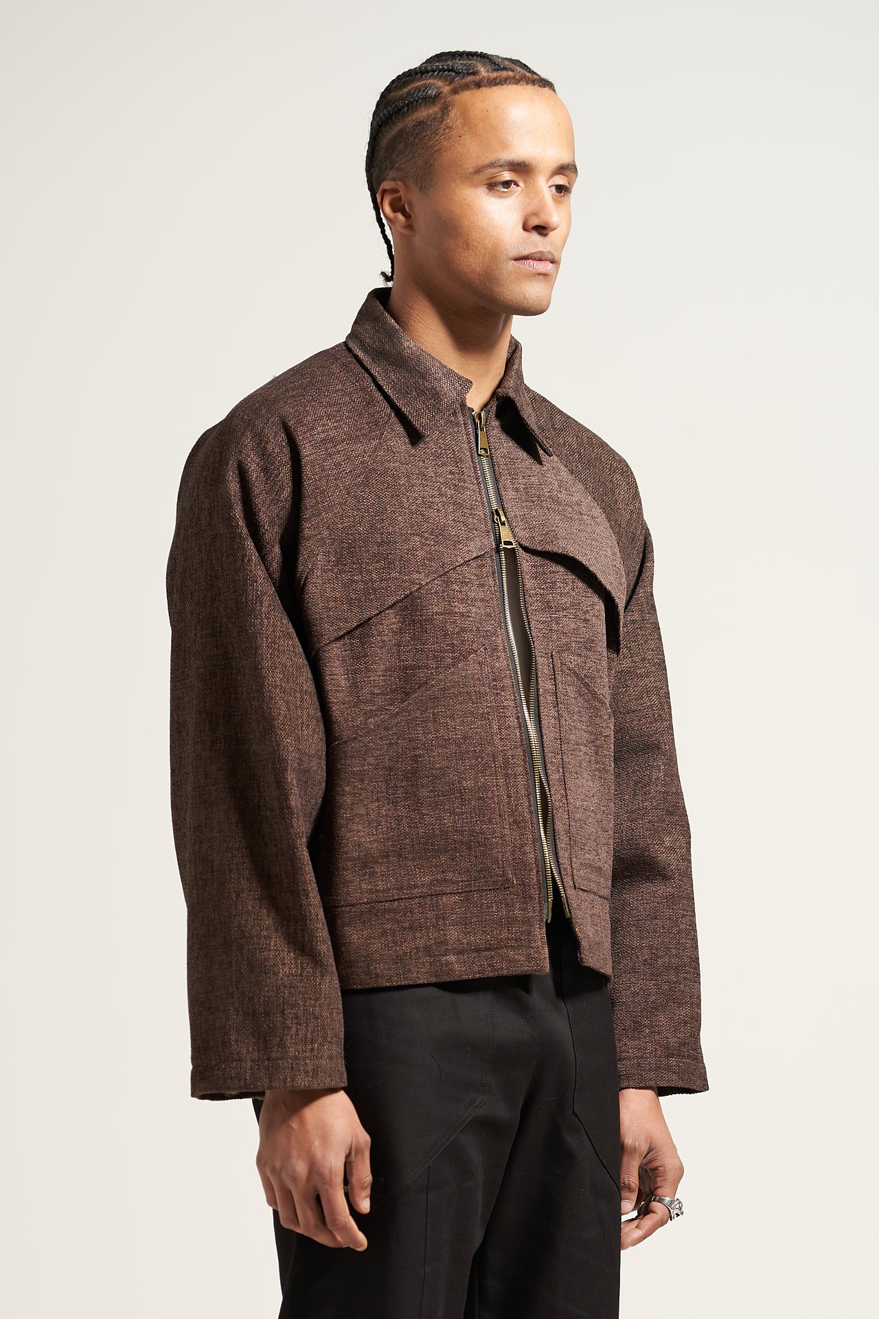 The Speckle Brown Joiner Jacket
