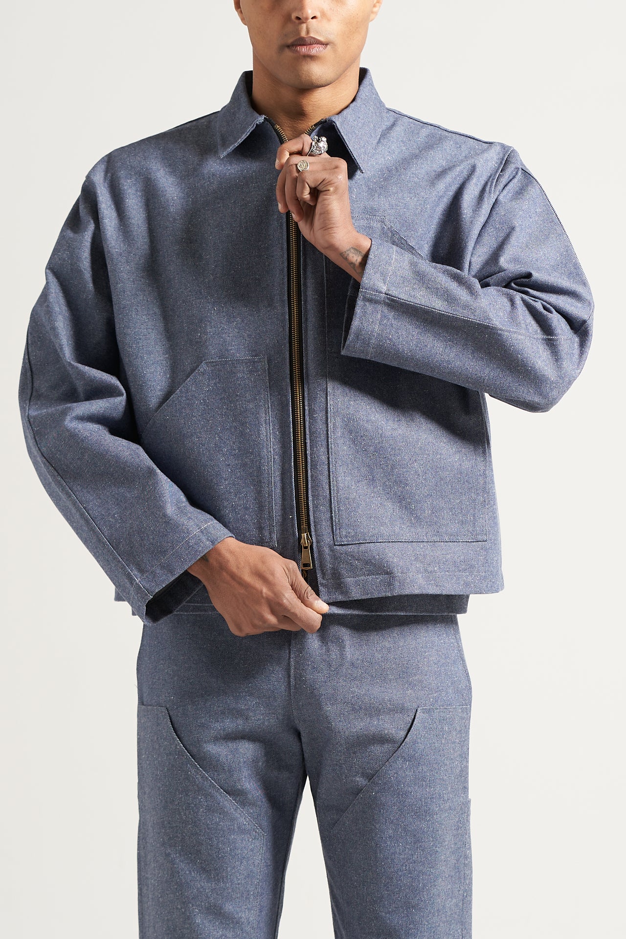 The Light Wash Carpenter Jacket