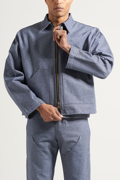 The Light Wash Carpenter Jacket