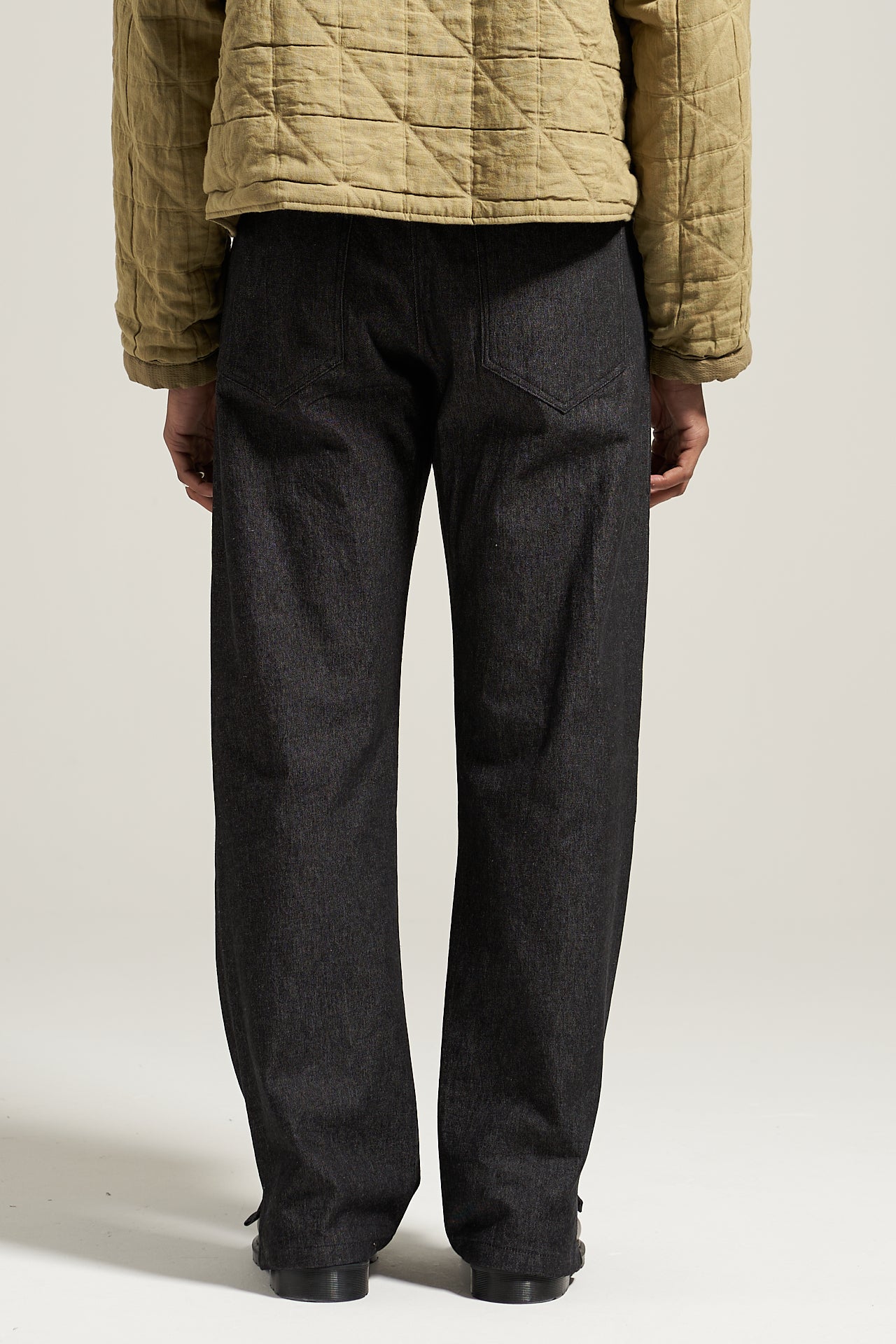 The Milled Black Split Pant