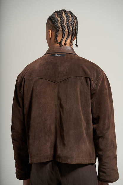 The Umber Suede Flight Jacket