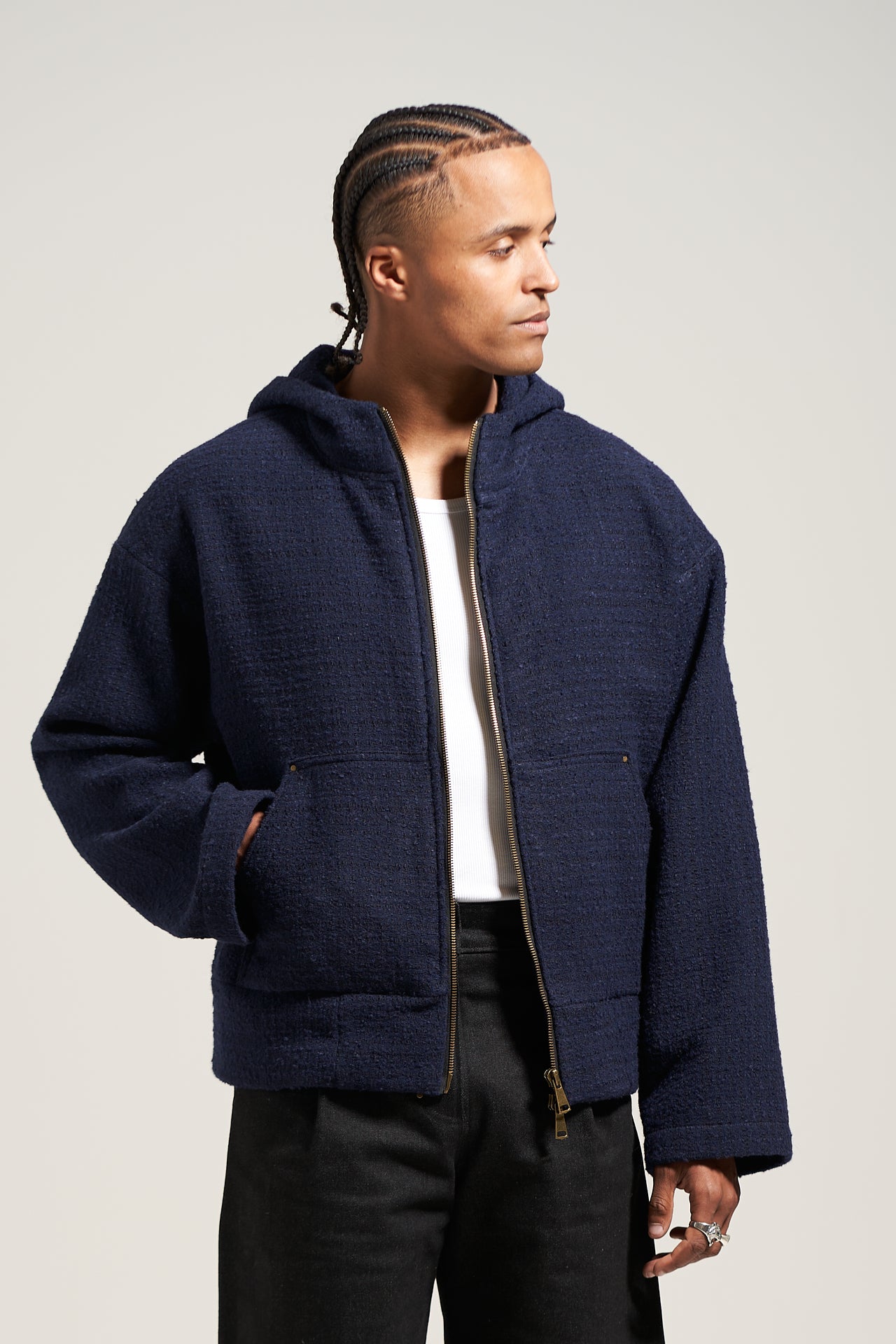 The Tweed Slouch Hoodie