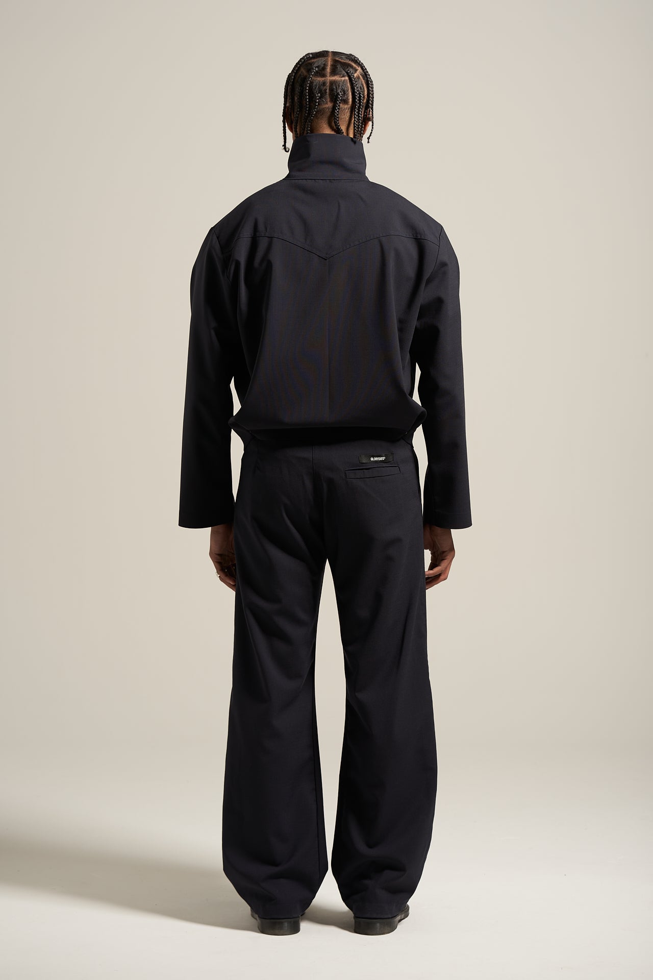 The French Navy Flow Pant