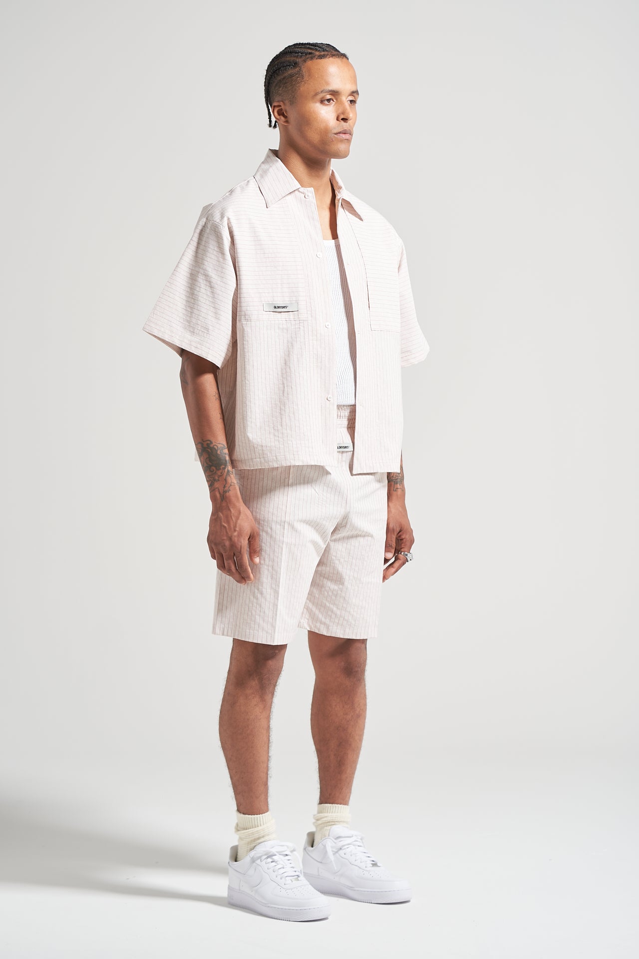 The Baseball Stitch Pleat Short