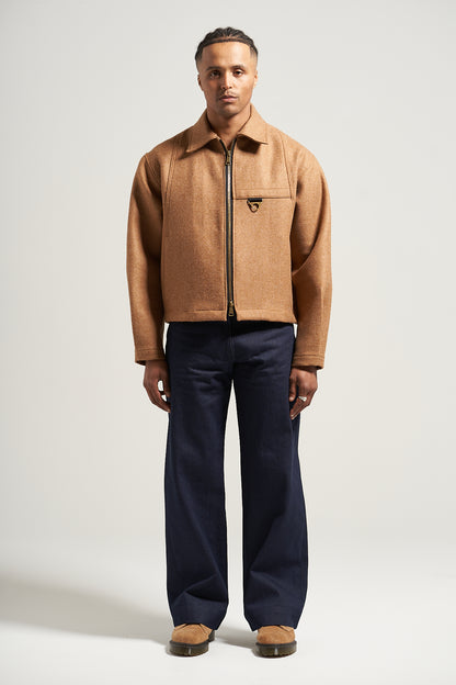 The Rust Wool Rider Jacket