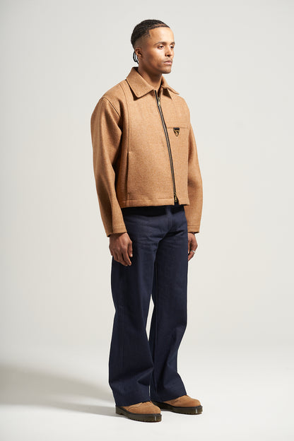 The Rust Wool Rider Jacket