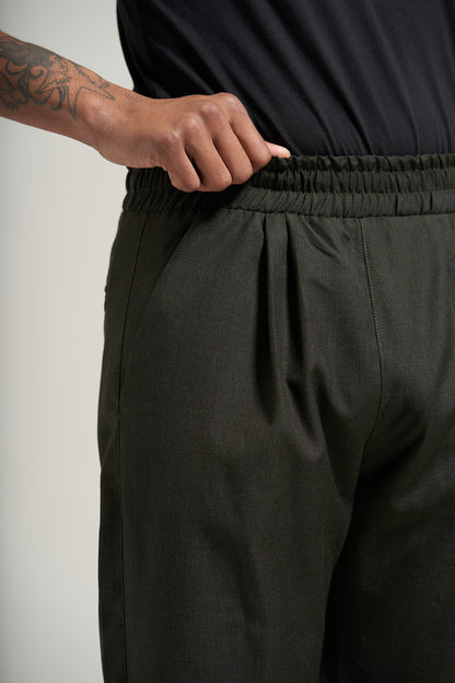 The Night Green Worsted Pant
