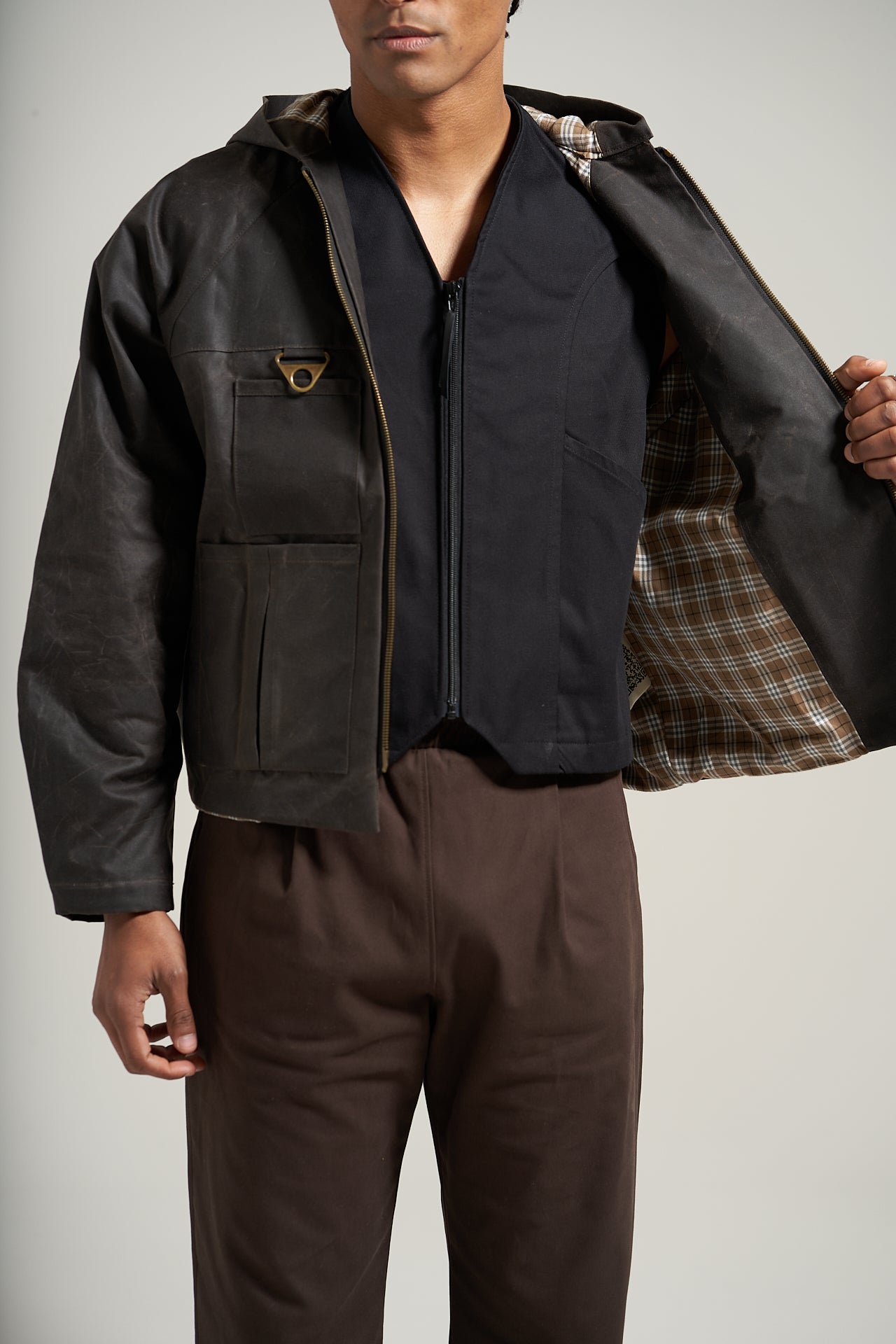 The Umber Waxed Utility Jacket