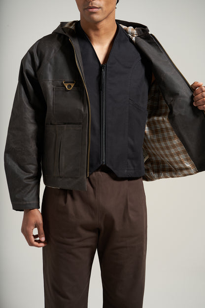 The Umber Waxed Utility Jacket
