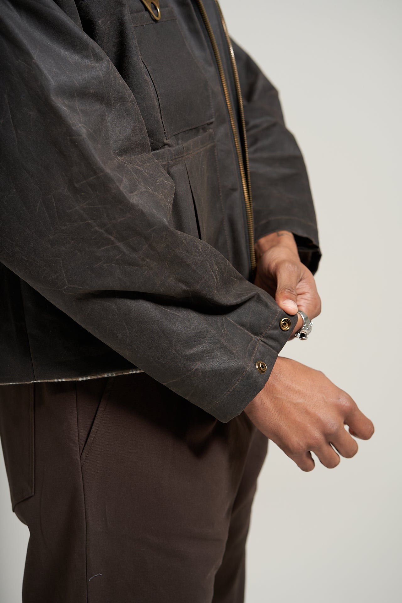 The Umber Waxed Utility Jacket