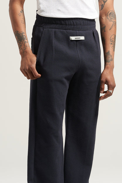 The Washed Blue Waffle Pant