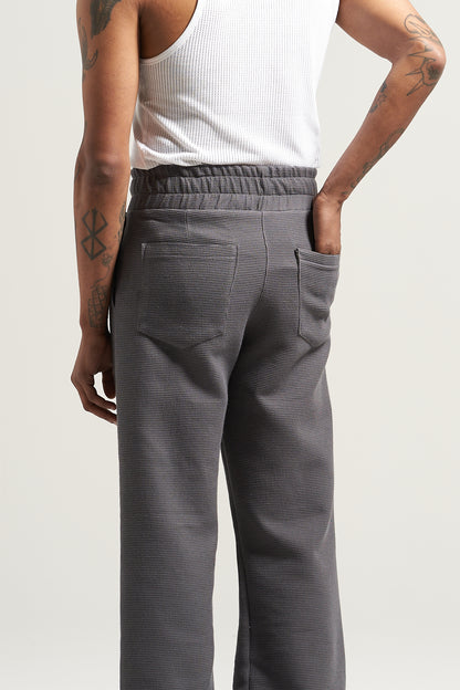 The Washed Grey Waffle Pant